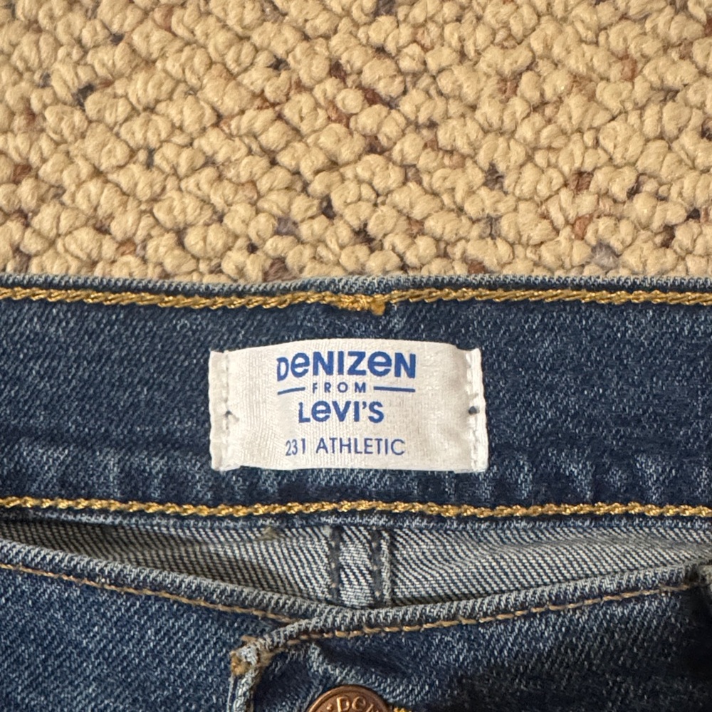 Denizen from Levi's Men's Straight Jeans - Classic Blue - Picture 2 of 4